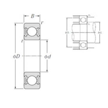 Bearing 6206LLH NTN