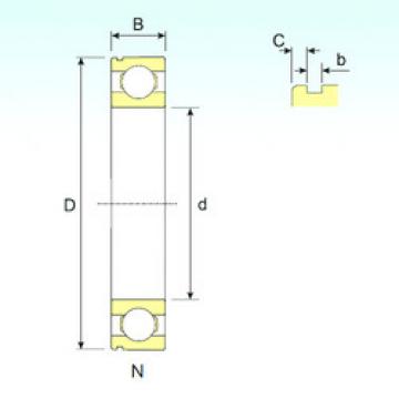 Bearing 6307 N ISB