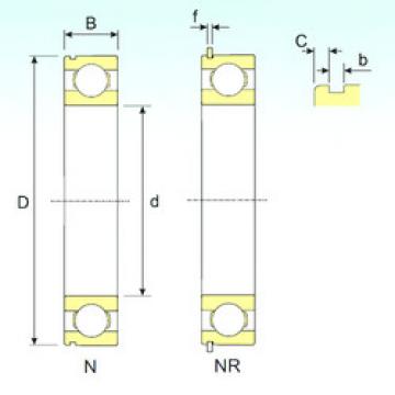 Bearing 6307 NR ISB