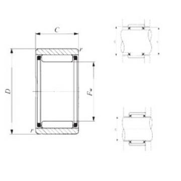 Bearing RNAF 709030 IKO