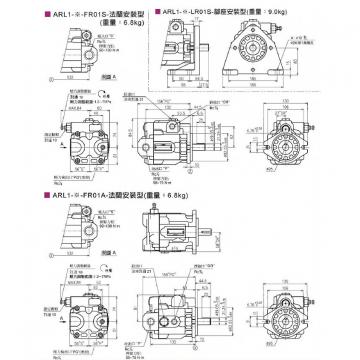 Yuken variable displacement piston pump ARL1-8-L-L01S-10
