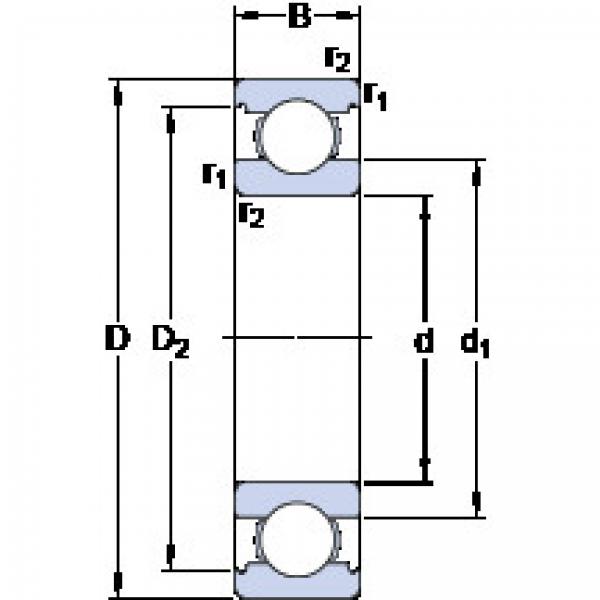 Bearing 62/22 SKF #1 image