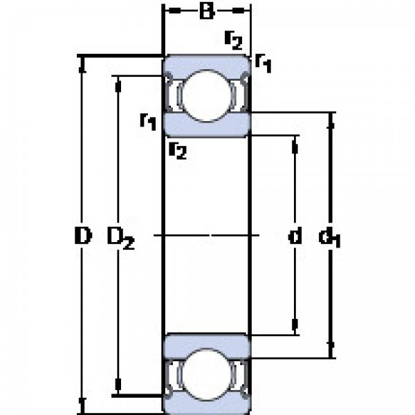 Bearing 6210-2Z SKF #1 image