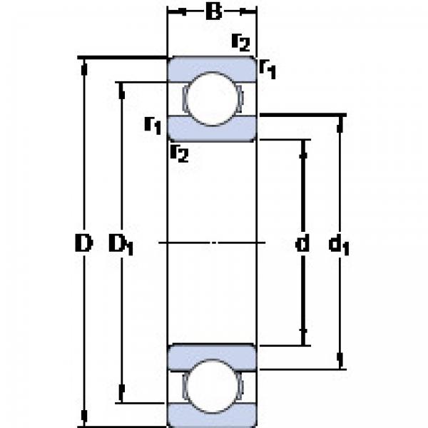 Bearing 61972 MA SKF #1 image