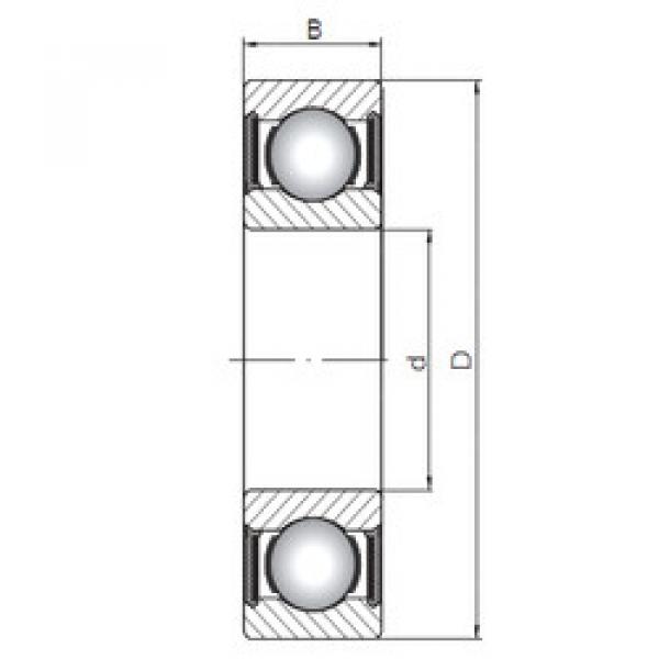 Bearing 62304-2RS CX #1 image