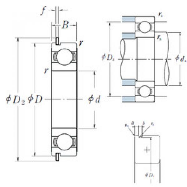 Bearing 6206NR NSK #1 image