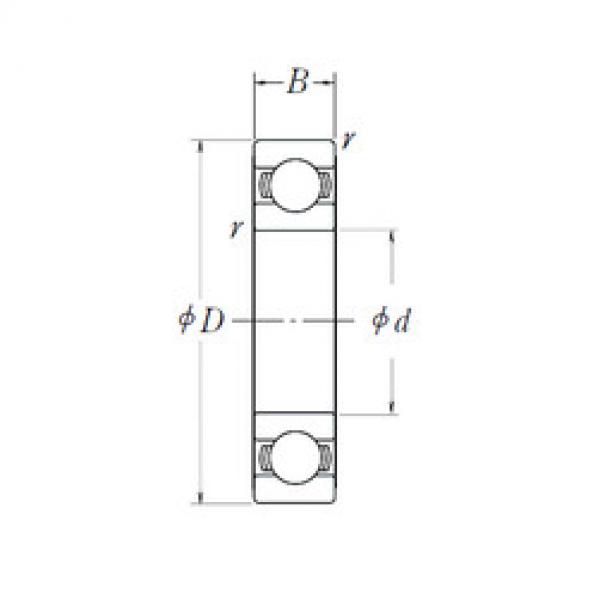 Bearing 6207L11-H-20ZZ NSK #1 image