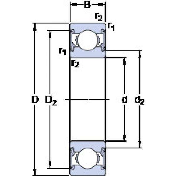 Bearing 6204-2RSH SKF #1 image