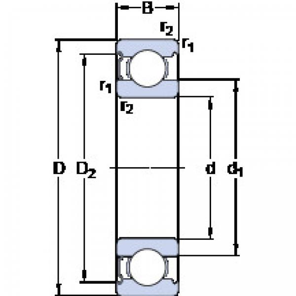 Bearing 6312-Z SKF #1 image