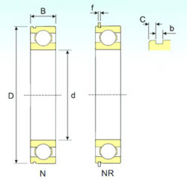 Bearing 6307 NR ISB #1 image