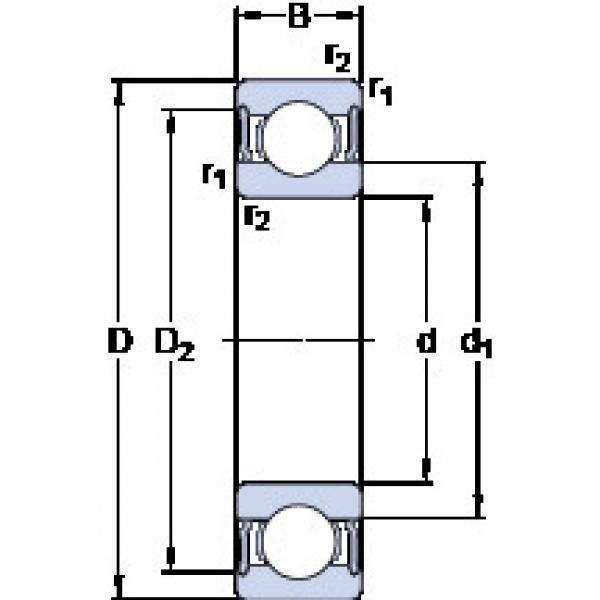 Bearing 6218-2RS1 SKF #1 image