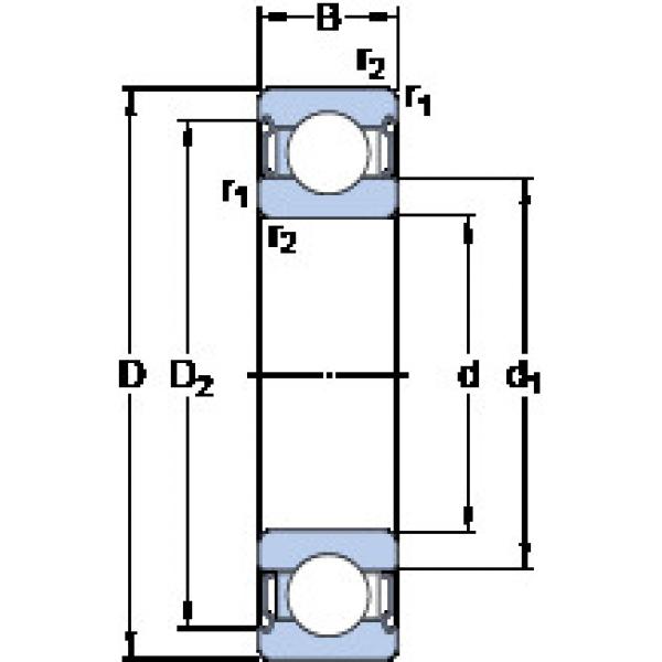 Bearing 6219-2Z/VA228 SKF #1 image