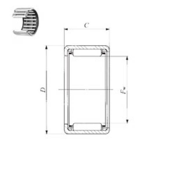 Bearing TA 223020 Z IKO #1 image