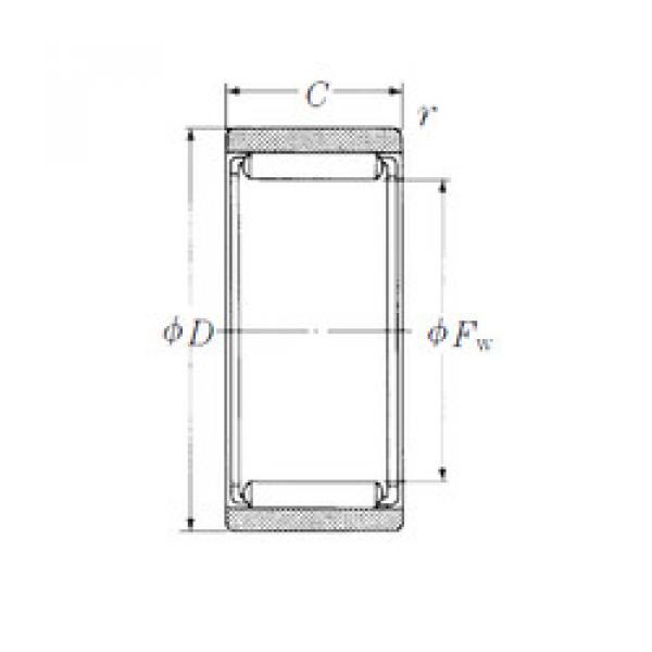 Bearing RNAF102012 NSK #1 image