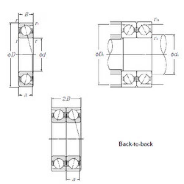 Bearing 7317BDB NTN #1 image